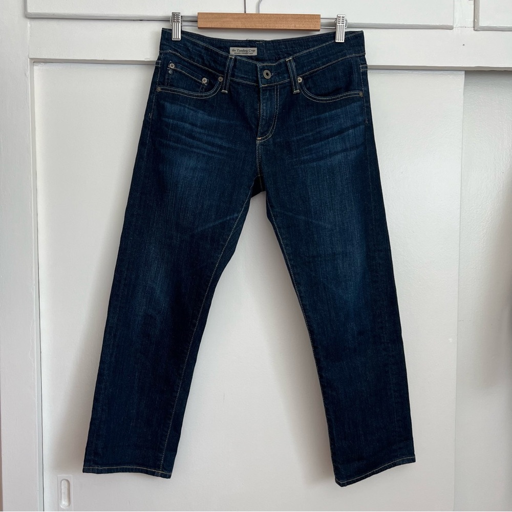 AG Adriano Goldschmied The Tomboy Crop Relaxed Straight Crop Size 28R